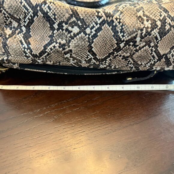 Samantha Brown Embossed Python/Snakeskin backpack - Picture 14 of 15